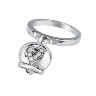 Chantecler - Anello Campanelle - Oro Bianco - Diamanti