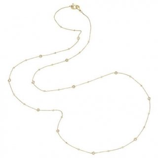 Chantecler - Collana Lunga Capri - Oro Giallo - Diamanti