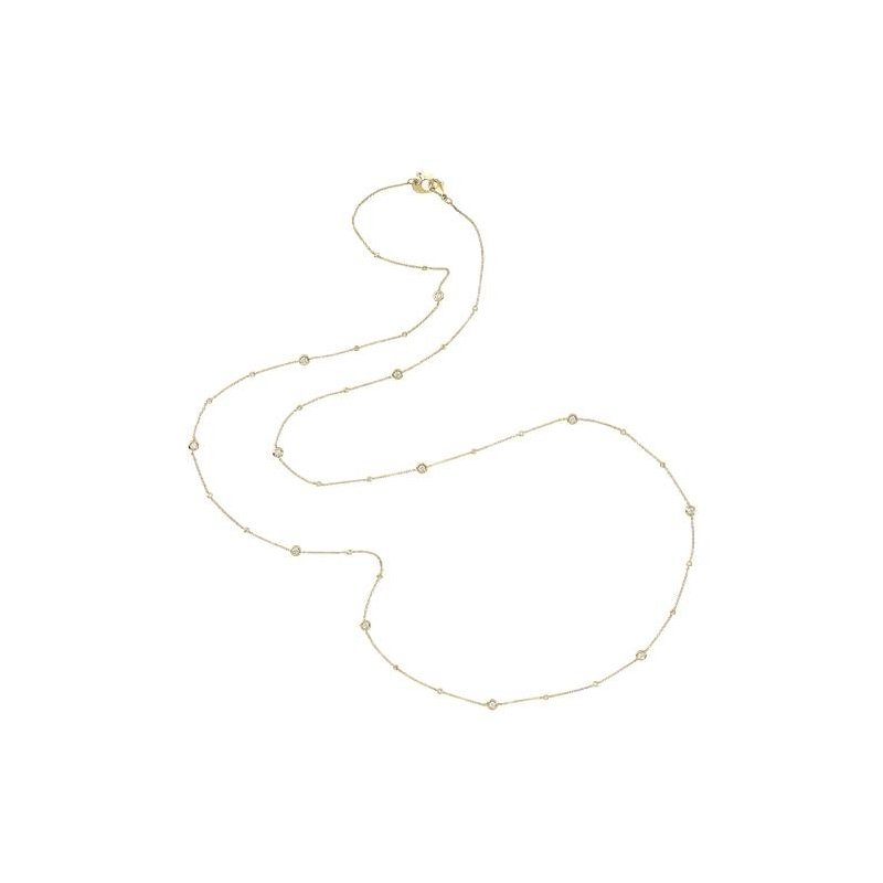 Chantecler - Collana Lunga Capri - Oro Giallo - Diamanti