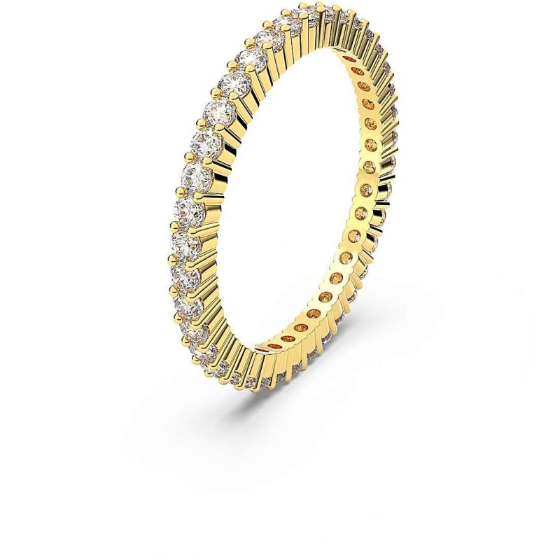 Swarovski - Anello Vittore - Oro - Bianco
