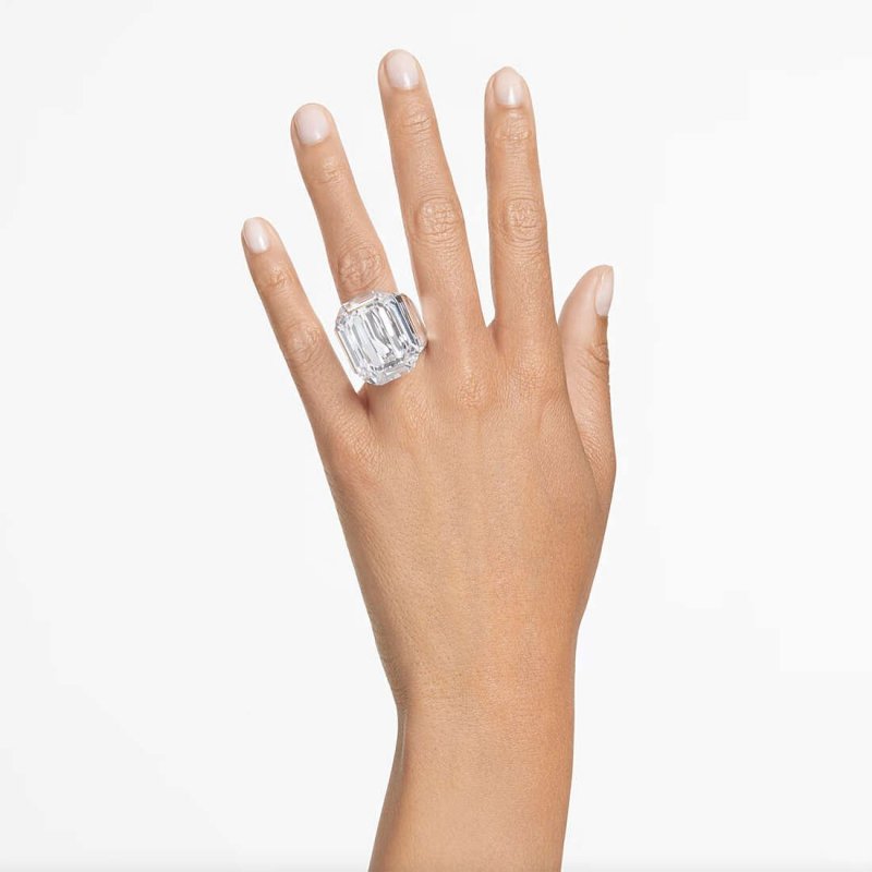 Swarovski - Anello Cocktail - Cristalli Bianchi