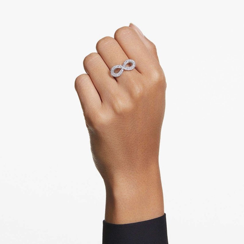 Swarovski - Anello Hyperbola - Cristalli Bianchi