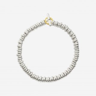 Dodo - Bracciale Rondelle - Argento 925 - Oro Giallo 18K