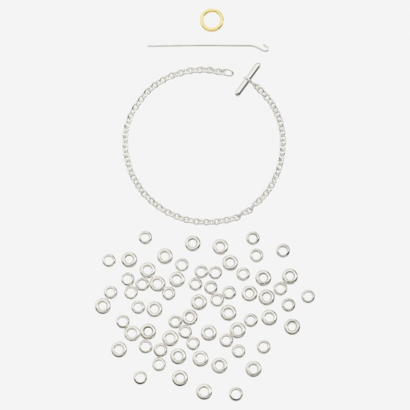 Dodo - Bracciale Rondelle - Argento 925 - Oro Giallo 18K