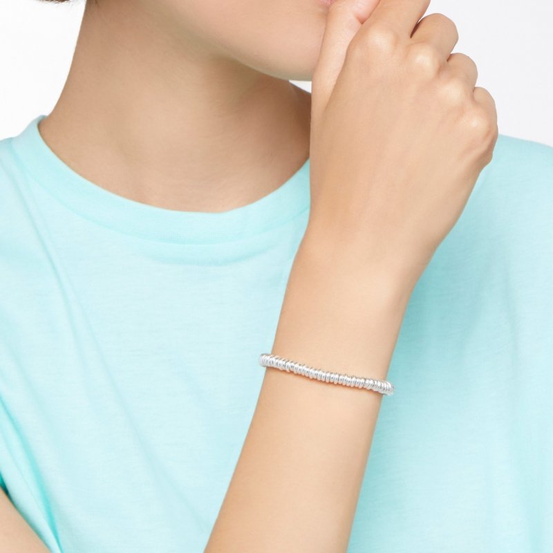Dodo - Bracciale Rondelle - Argento 925 - Oro Giallo 18K