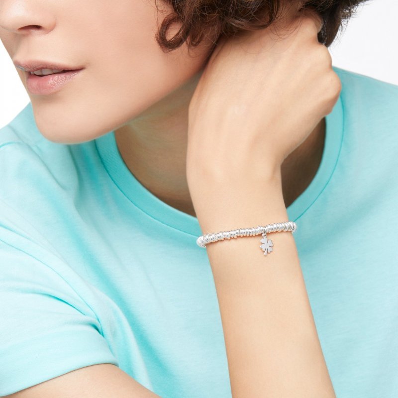 Dodo - Bracciale Rondelle - Argento 925 - Oro Giallo 18K