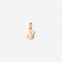 Dodo - Ciondolo Lettera S - Oro Rosa 9K - Modello Grande