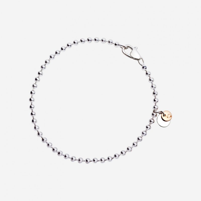 Dodo - Bracciale Bollcine - Argento 925 - Oro Rosa 9K