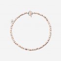 Dodo - Bracciale Mini Granelli - Argento & Oro Rosa