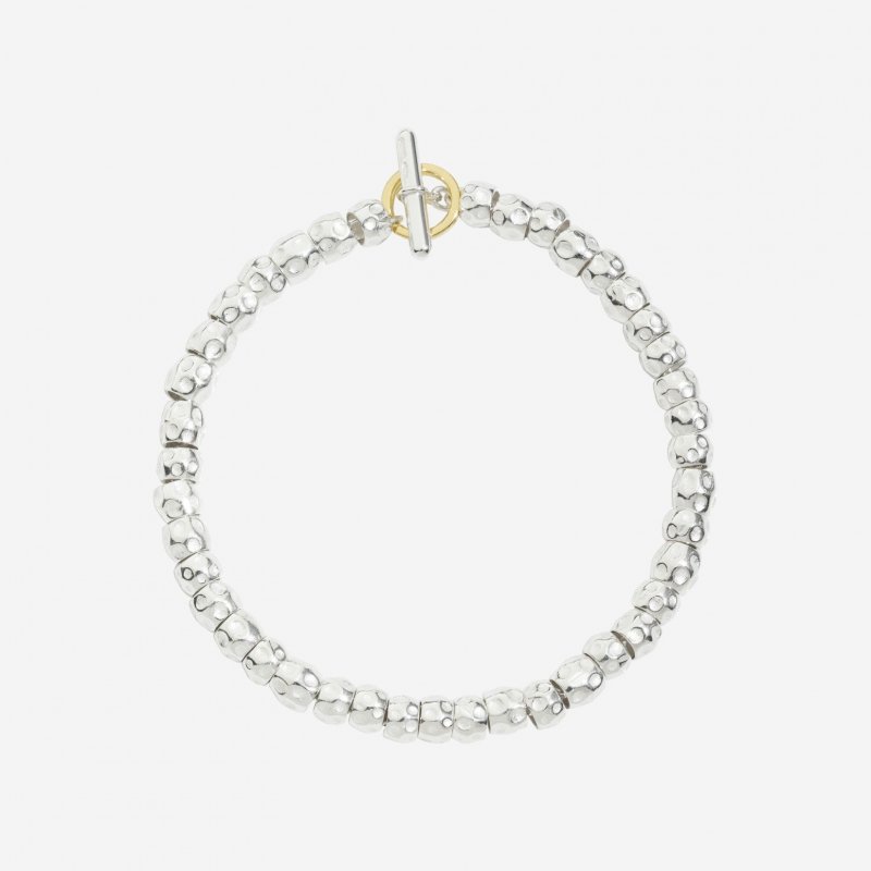 Dodo - Bracciale Granelli - Argento 925 - Anello Brisè