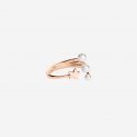 Dodo - Anello Stellina - Oro Rosa - Perle Di Cristallo