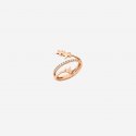 Dodo - Anello Spirale Stellina - Oro Rosa - Diamanti