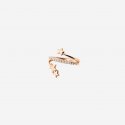 Dodo - Anello Spirale Stellina - Oro Rosa - Diamanti