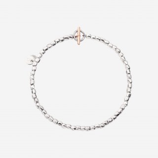 Dodo - Bracciale Mini Granelli - Argento 925 - Oro Rosa 9K