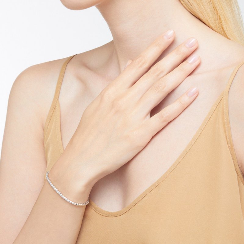 Dodo - Bracciale Mini Granelli - Argento 925 - Oro Rosa 9K