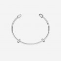 Dodo - Bracciale Cuff Pepita - Argento 925