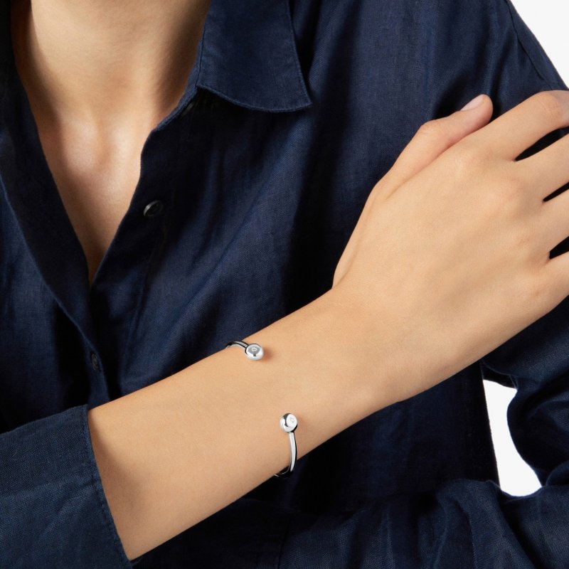 Dodo - Bracciale Cuff Pepita - Argento 925