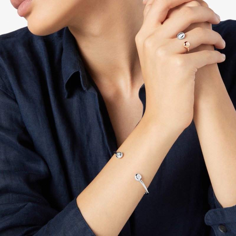 Dodo - Bracciale Cuff Pepita - Argento 925