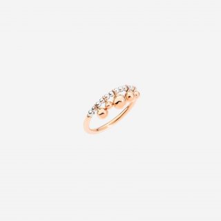 Dodo - Anello Bollicine - Oro Rosa & Argento