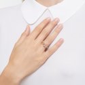 Dodo - Anello Bollicine - Oro Rosa & Argento