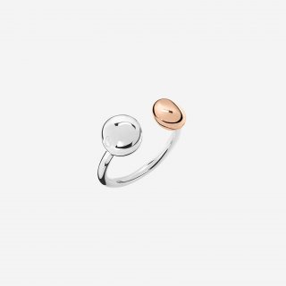 Dodo - Anello Pepita - Argento 925 - Oro Rosa 9K