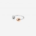 Dodo - Anello Pepita - Argento 925 - Oro Rosa 9K