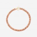 Dodo - Bracciale Rondelle Oro Rosa 9K - Argento 925