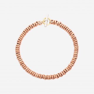 Dodo - Bracciale Rondelle Oro Rosa 9K - Argento 925