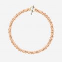Dodo - Bracciale Rondelle Oro Rosa 9K - Argento 925