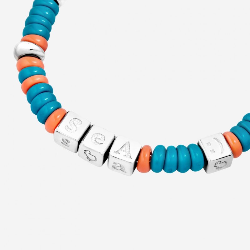 Dodo - Bracciale Rondelle Tenaka - Argento & Pet