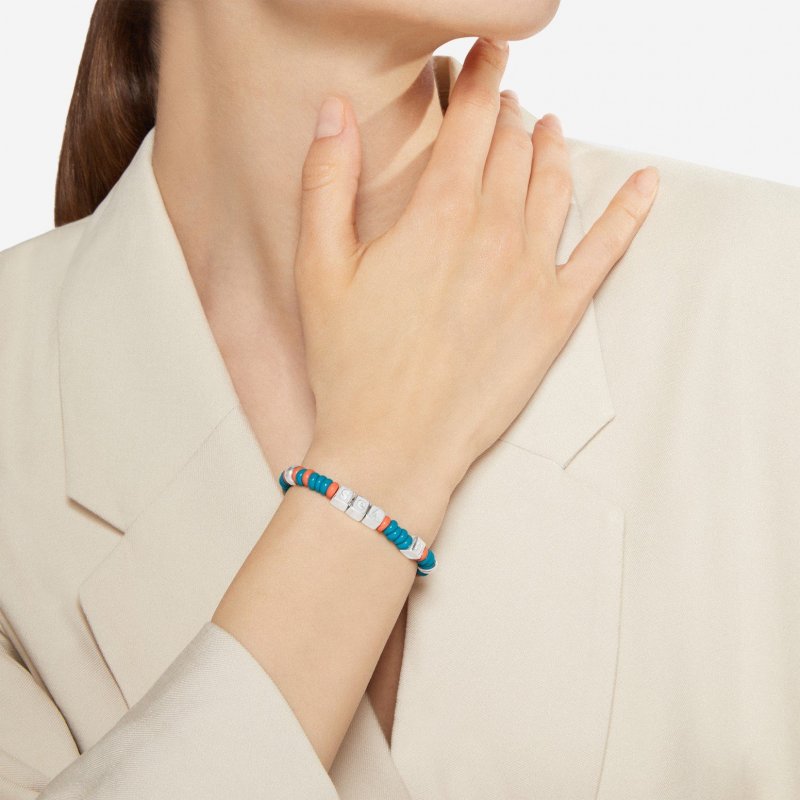 Dodo - Bracciale Rondelle Tenaka - Argento & Pet