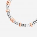 Dodo - Bracciale Rondelle - Argento 925 - Oro Rosa 18K