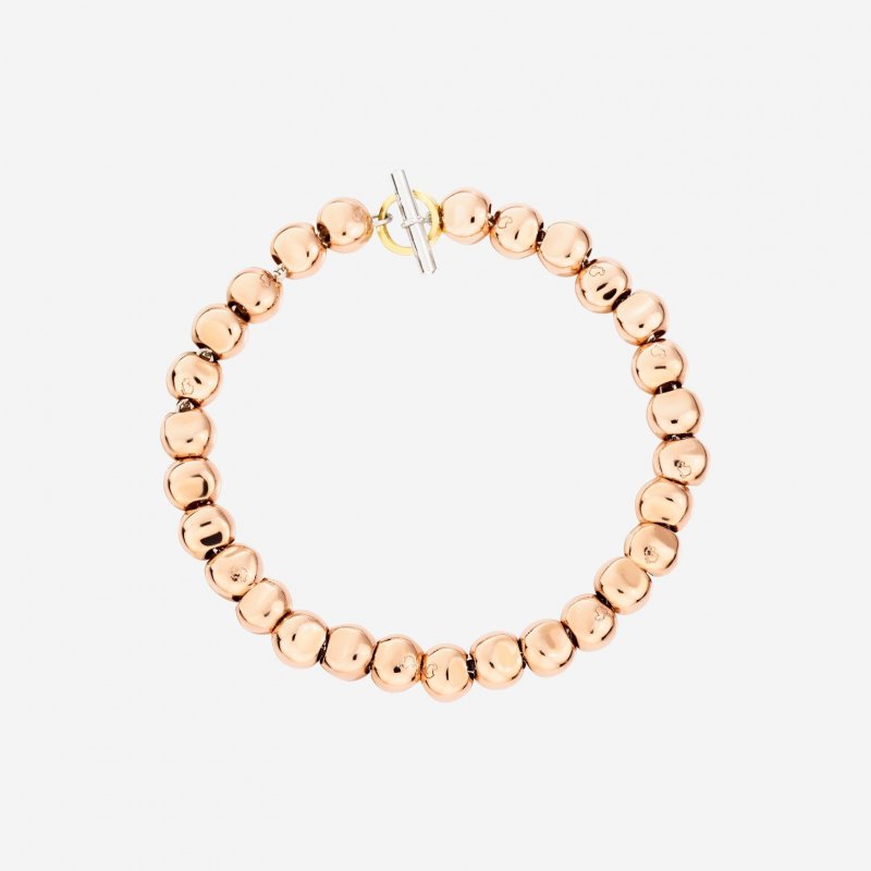 Dodo - Bracciale Pepita Oro Rosa 9K - Argento 925