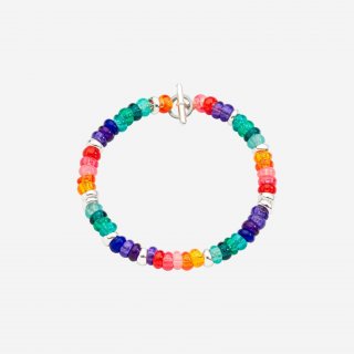 Dodo - Bracciale Rondelle - Argento 925 - Plastica Riciclata