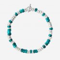 Dodo - Bracciale Rondelle - Argento 925 - Plastica Riciclata