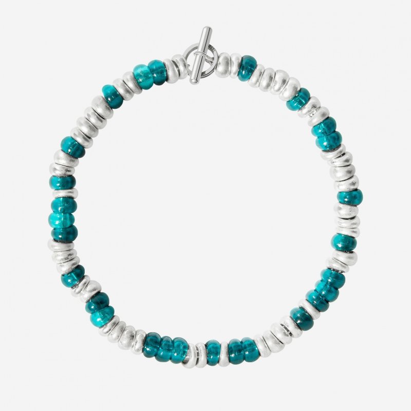 Dodo - Bracciale Rondelle - Argento 925 - Plastica Riciclata