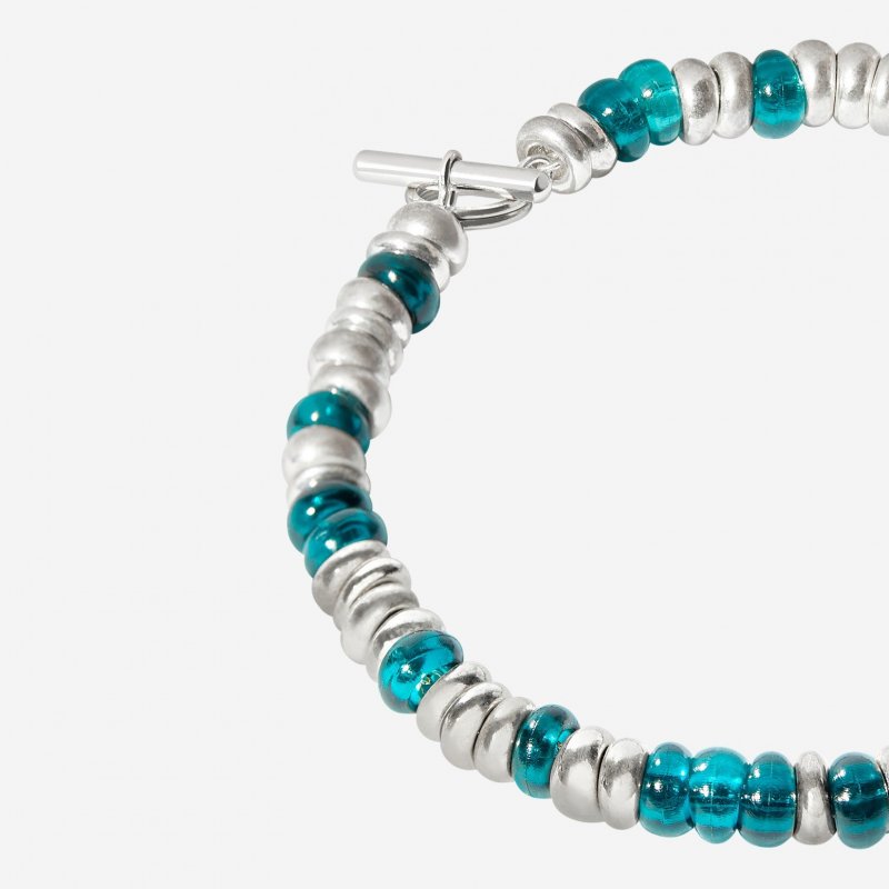 Dodo - Bracciale Rondelle - Argento 925 - Plastica Riciclata