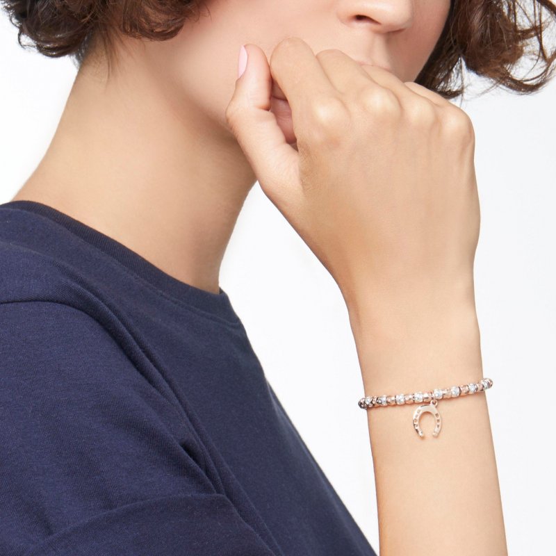 Dodo - Bracciale Granelli - Argento & Oro Rosa