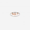 Dodo - Anello Bollicine - Argento 925 - Oro Rosa 9K