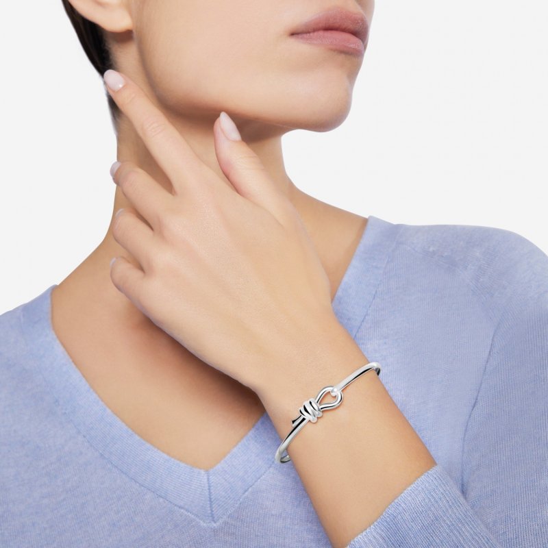 Dodo - Bracciale Bangle Nodo - Argento 925
