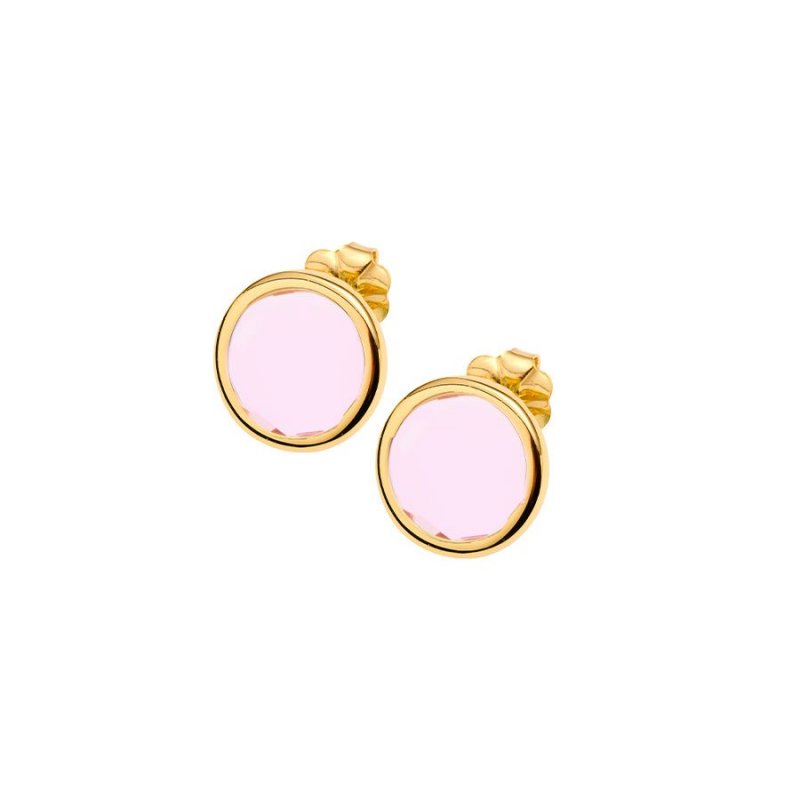 Aquaforte - Orecchini A Lobo Le Chicche - Rosa Baby - Placcato Oro