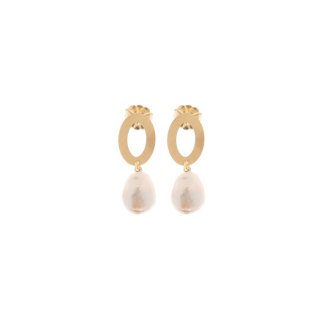 Aquaforte - Orecchini Perle Vintage - Placcato Oro - Perle Barocche