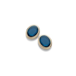 Aquaforte - Orecchini A Lobo Caramelle - Blu - Oro 23 Kt