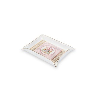 Henriette - Vuotatasca Giostra Bimba - Porcellana - Oro Zecchino