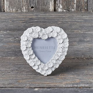 Henriette - Cornice Cuore Margherite - Dimensioni: 12,5×13 Cm