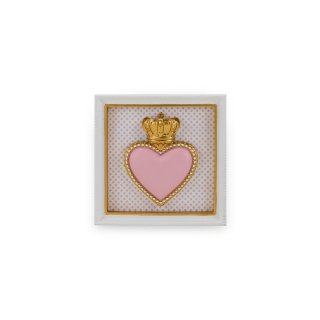 Henriette - Cornice Quadrata Rosa - Decorazioni - Idea Regalo
