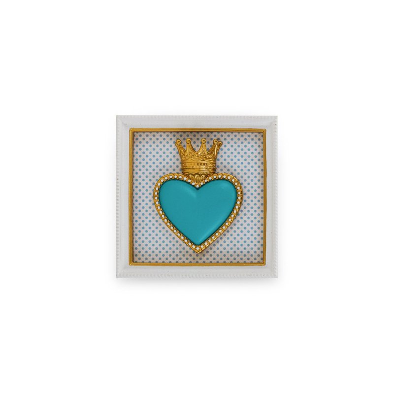 Henriette - Cornice Quad. Azzurra - Decorazioni - Idea Regalo
