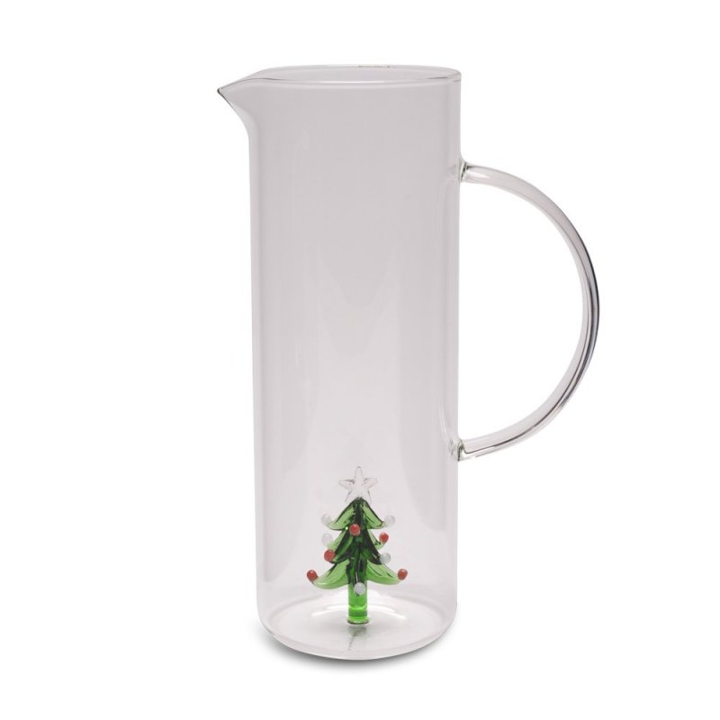 Henriette - Brocca X’Mas Tree - H.24 Cm. Ø10 (16Cm. C/Manico) Henriette - Brocca X’Mas Tree - H.24 Cm. Ø10 (16Cm. C/Manico)