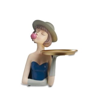 Henriette - Ginevra - Resina Dipinta A Mano - H.31 Cm