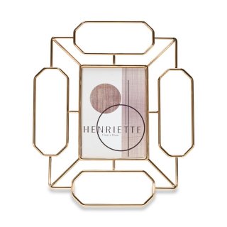 Henriette - Cornice Impero - Metallo Dorato - Cm 30X35